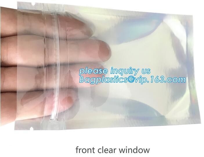 Food grade moisture waterproof aluminum foil k bag packaging bags for mask packing, dried seafood  bag with