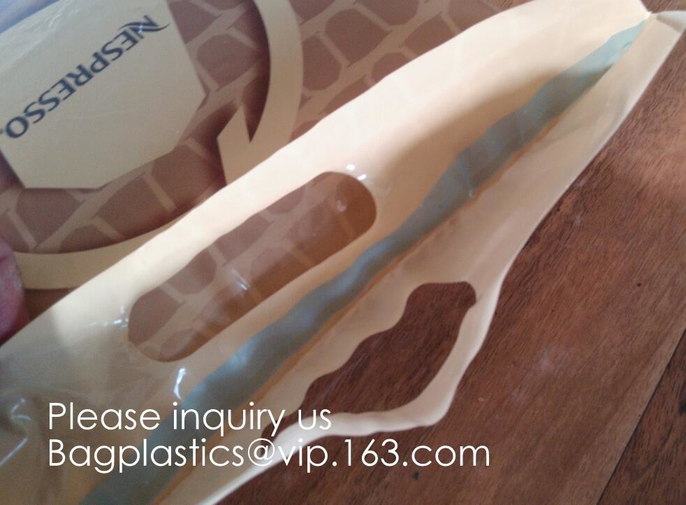 zipper handle plastic bag,nespresso bag, espresso bag, coffer pack bag, glue seal zip lock bag,moisture proof bag,pack