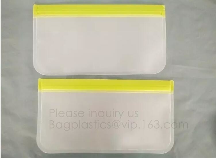 Oem reusable eco friendly peva plastic k sandwich snack food storage bag,silicone k reusable sandwich storag