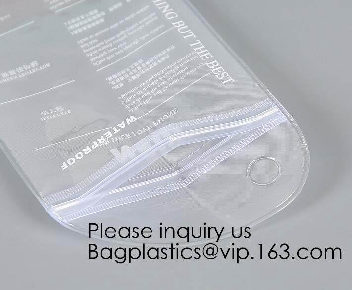 Personalized Transparent Waterproof PVC Plastic Wet Underwear k Packing Bag,Simple Design Pvc Makeup Bag Women Zip