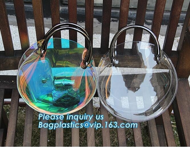 eco friendly teen fashion clear PVC handbag, Plastic PVC Handbags for Women, Promotional low price wholesale pvc handbag