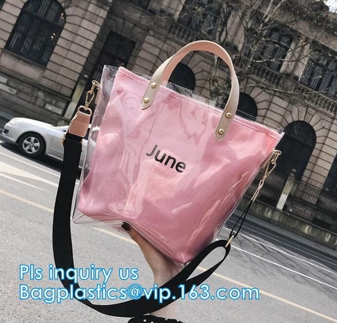 pvc shoulder bag transparent holographic handbag, handbag and shoulder ladies sling bag, jelly fashion pvc lady handbag