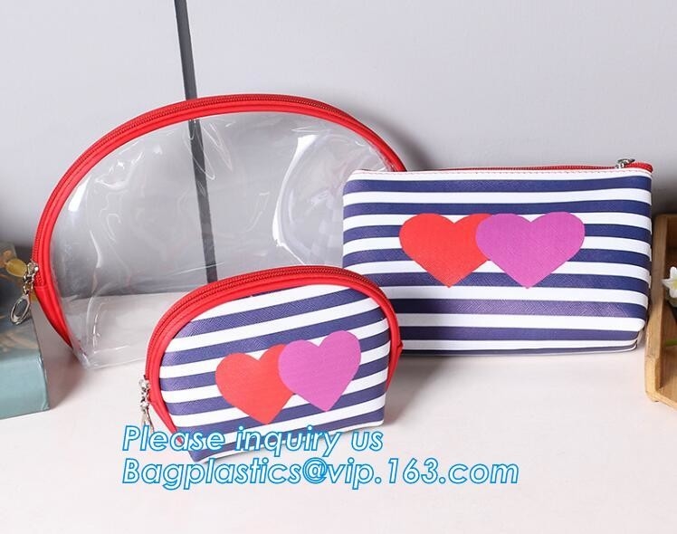 toiletry kits pvc zipper pouch makeup bag cosmetic travel organizer, Travelling Fashion Clear PVC Cosmetic Bag, clutch