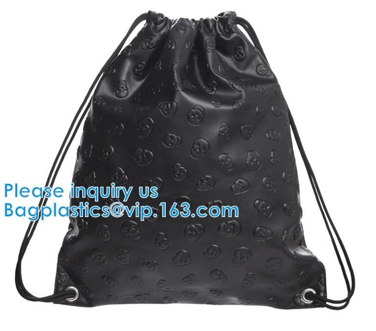 Drawstring Leather Pu Backpack PU Hologram Drawstring Bag,cosmetics, promotion, shopping, supermarkets, gifts, apparel