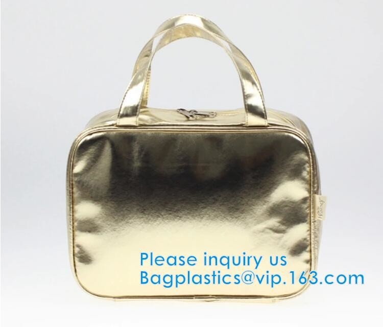 Waterproof Flamingo Cosmetic Bag Toiletry Bag Travel Makeup Bags,Cotton,Canvas,Polyester,Nylon,Non Woven