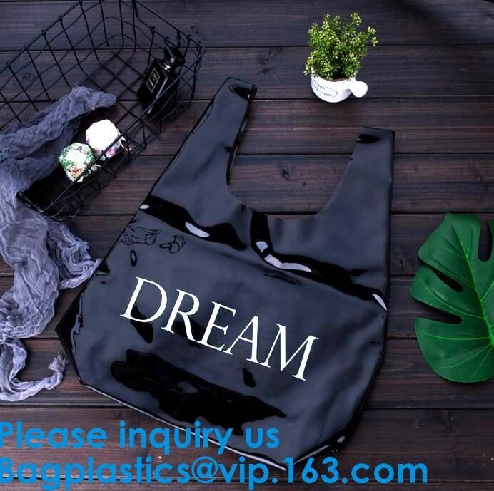 Vinyl Tote Bag Pvc Handle Bag Shopping Bag Customized Pvc Handle Bag, Pvc Shopping Bag, Pvc Plastic Gift Bag Bagease