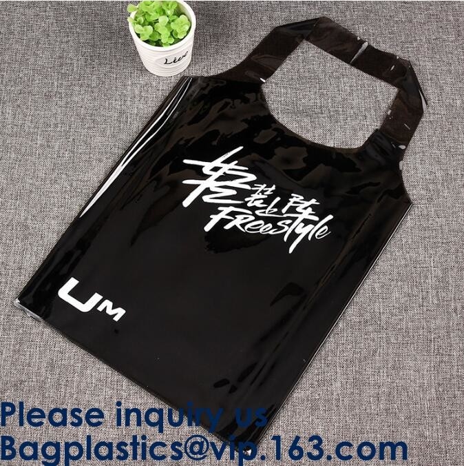Heavy-duty Clear Transparent PVC Shopping Bag,Fashion Transparent Pvc Coated Canvas Shopping Bag, Bagease, Bagplastics