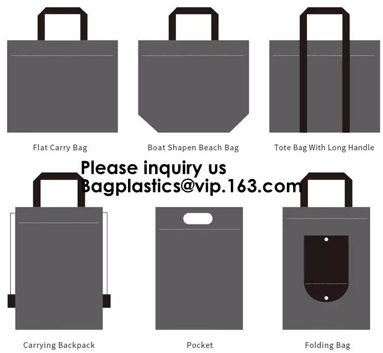 Flet Carry Bag, Boat Shapen Beach Bag, Tote Bag With Long Handle, Carrying Backpack, Pocket, Folding Bag, Bagease, Bagpl