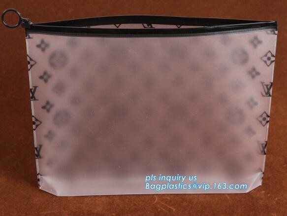 k bag with slider, underwear plastic bag with slider k, Slider Closure Zip PVC Pack Bag for Tower Clothing P