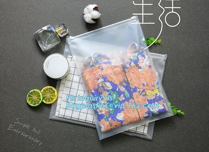 costomize slider k pvc travel cosmetic bag, slider zipper bag with printing for clothes, Swimwear toiletry PVC Vin