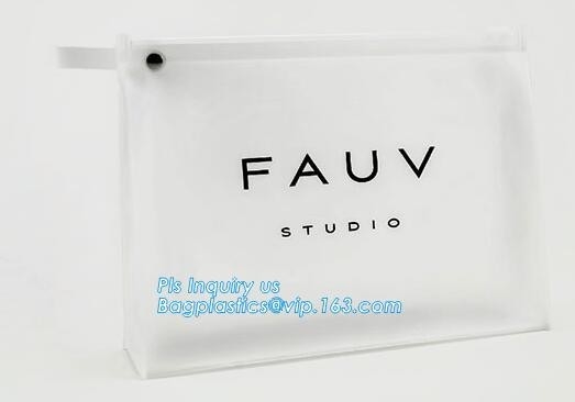 Portable Clear PVC Slider Zipper Cosmetic Makeup Bag, Water proof slider pvc toiletry bag vinyl beachwear cosmetic bag