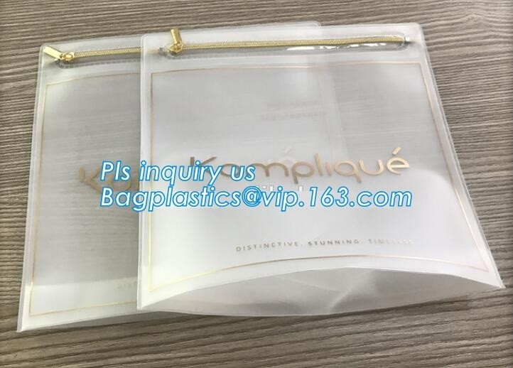 US Dollars k bag with slider, cloth bag boutique packaging slide zip lock plastic bag with slider, Consumer Produc