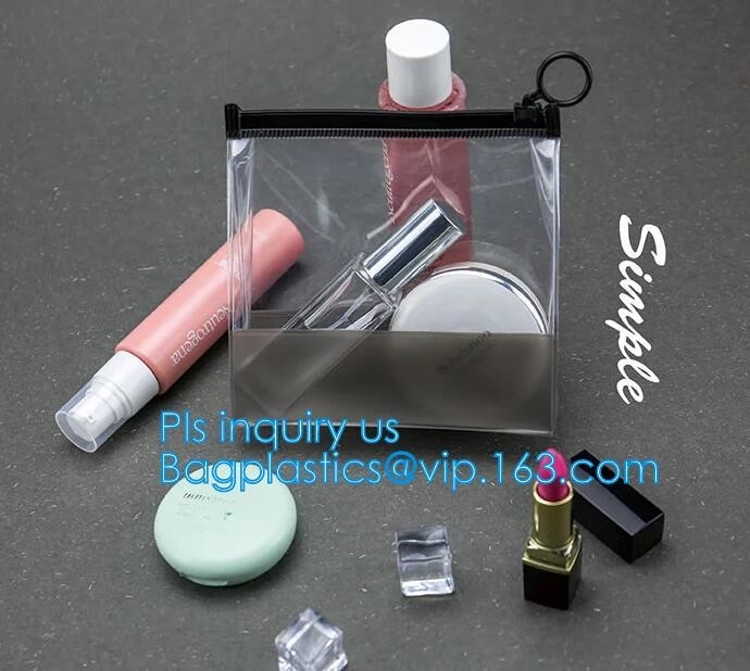 Slider zipper Plastic bag for file bag, clothing packaging bag with zipper/clothes packaging bags/PVC slider bag