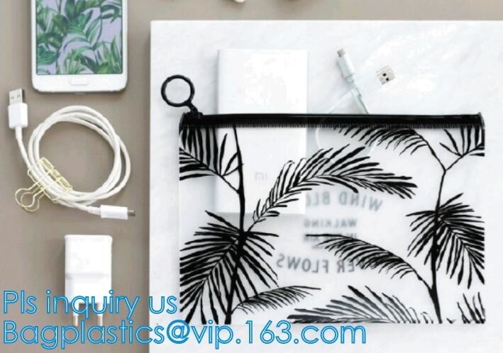 underwear packing slider zipper bags with hanger, Cosmetic k clear bubble bags, Manufacturer Clear Vinyl Slider Ba