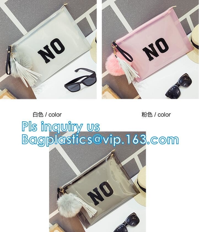 Slider Zipper PVC k Bag With Hanger Hook For Men's Vest, Slider Zipper Bags For Towel Washing Goods Packaging, zip
