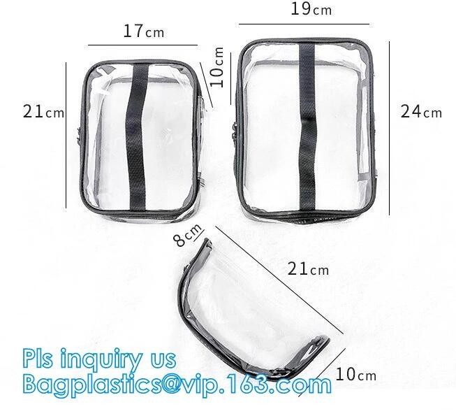 Make up beauty cosmetic bag travel pvc zipper bag for travel cosmetic packaging, Vinyl Travel Bag Foldable Organizer Duf