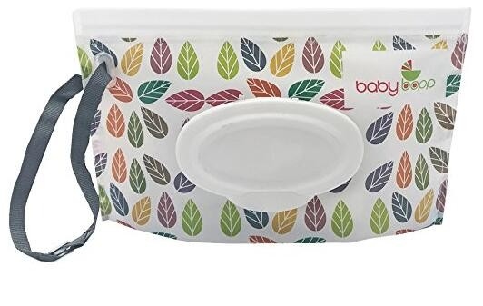 wet wipes tissue packing bag for baby, Eco-friendly lovely baby wet wipe bag with opening and lace, Reusable travel wet