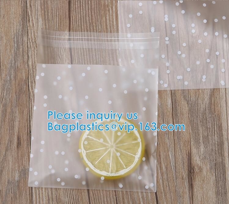 Cookies/Cake/Bread With Tear Notch,Matt OPP Plastic Food Grade Bakery Packaging Bag,Matte Bakery Packaging Bags Cookies,