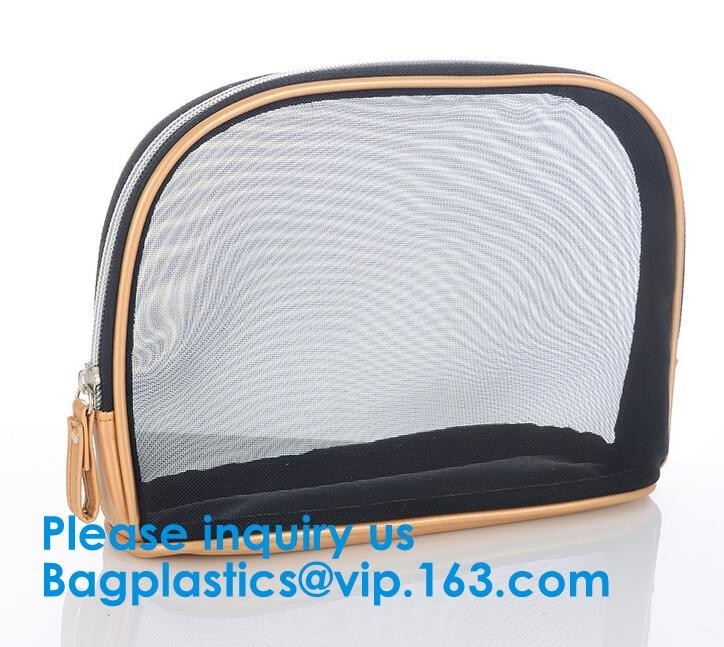 Mesh Cosmetic Bag Promotional 5pc Basics Makeup Bag Set, Mesh Cosmetic Bag Makeup Bags, Makeup Pouch