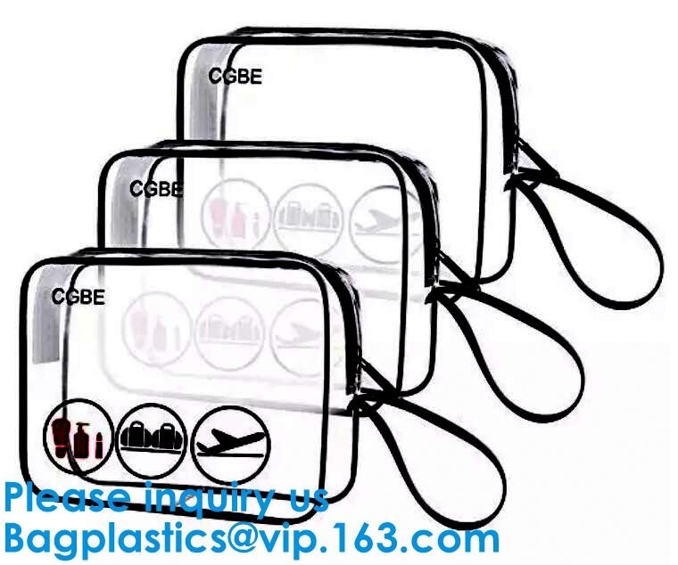 Hot 3pcs Clear Cosmetic Toiletry PVC Travel Wash Mak,Organizer Purse Necessary Mesh Cosmetic Bag Women Make Up Bag Makeu