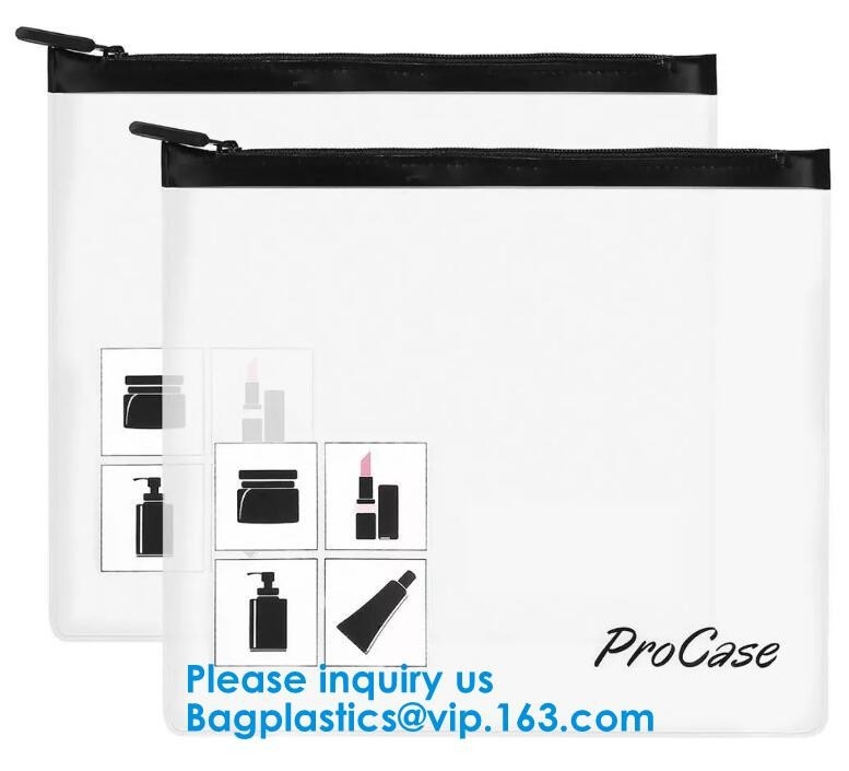 Cosmetic/ Makeup/ Toiletry Customized Beach Zipper Clear PVC Cosmetic Bag Travel Toiletry Wash Bath PVC Cosmetic Bag