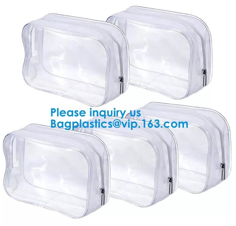Cosmetic/ Makeup/ Toiletry Beach Zipper Maxfirm JJ.CIMI Cosmetic/ Makeup/ Toiletry Clear PVC Travel Wash Bag with handle