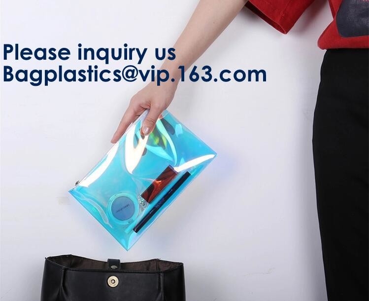 Eva Clear Vinyl Makeup Cosmetic Bag , Cosmetic Travel Bag Promotional Printing,Embroidery,Metal Plate Thermal Transfer