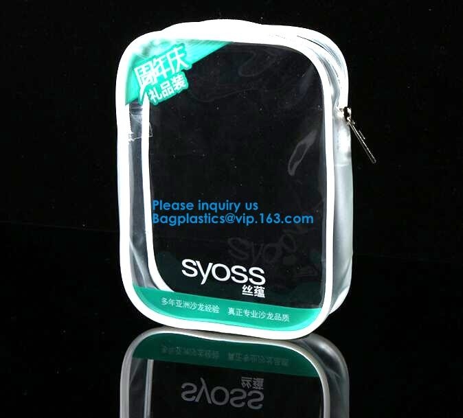 Customized Size And Thickness PVC Travel Slider Bag,Frosted Cosmetic Garment Poly k Bag Matte Plastic Bag Bagease