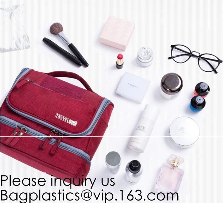 Multifunction Cosmetic Bag ,Portable Travel Waterproof Makeup Pouch,Eco-Friendly Mesh Material Cosmetic Bags Waterproof