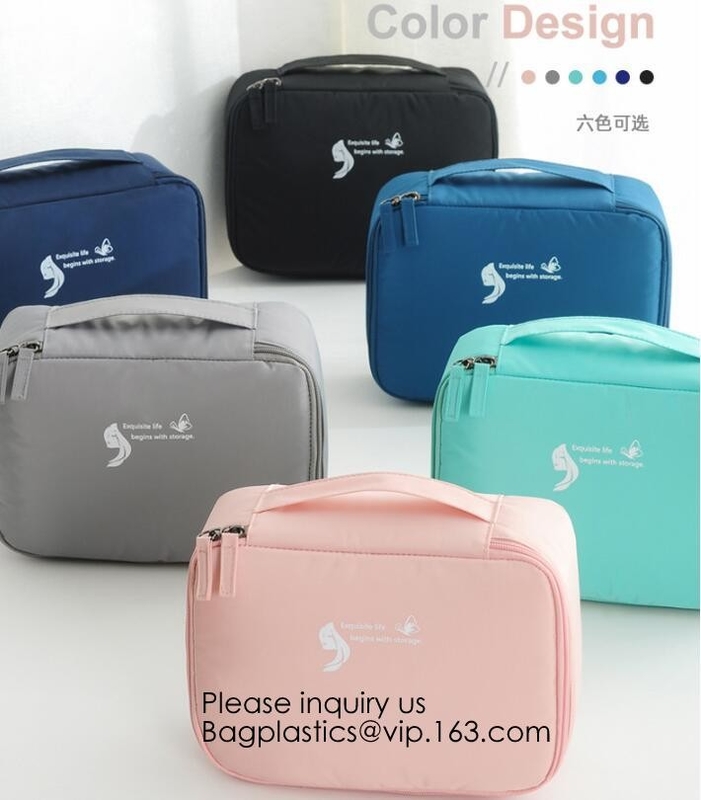 Personalized Portable Bridesmaid Gift Canvas Cosmetic Bag,Washed Canvas Toiletry Cosmetic Bag, Bagease, bagplastics