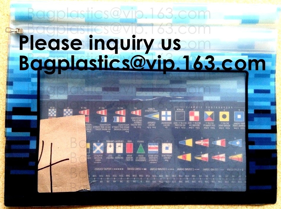 Manufacturer Customized Transparent Pvc Office File Bag With Slider Zip, k File Pocket,Zipper Lock File Bag