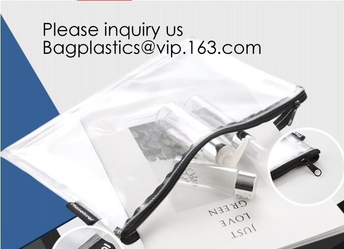 Office Stationery Waterproof Document Slider Pvc Packing Bag,PVC bags, EVA bags, zipper bags, stand up zipper bags