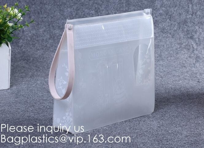 Vinyl Document Newspaper File Pen Zipper Bags,Coin Bag Pvc Slider Zipper Waterproof Pouch Bag, Ecofriendly Non-toxic