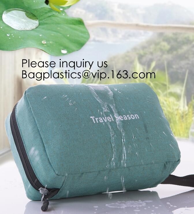 Travel Handy Canvas polyester Men Toiletry Bag Travel Makeup Cosmetic Organizer Toiletry Bag,Pouch Canvas Cosmetic Bag