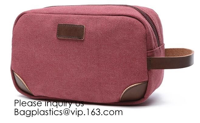 Customized luxury canvas Korean makeup pouch travel cosmetic bag,Promotional Eco friendly Cotton Canvas Zipper Makeup Co