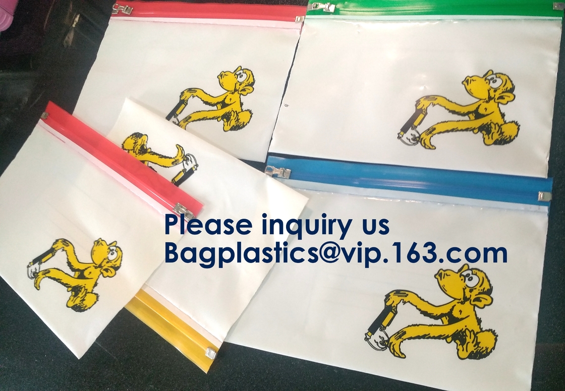 Metal Zipper Bag, Metal Slider Bag,Quad Seal Flat Poly Metallized Film Slider Zipper Clear Packaging Bag, metal zipper