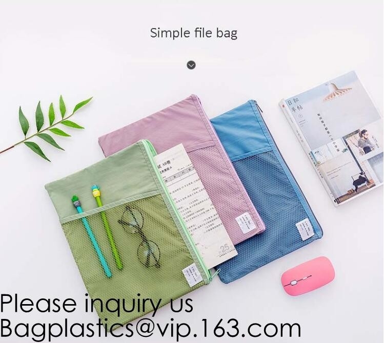 Big Capacity Zipper Pencil Cases with 6 Sides Pen Holder Students Pencil Case with Compartments Stationery Pencil Bags