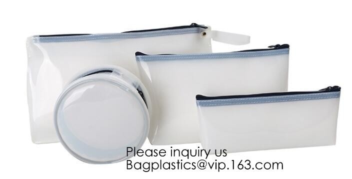 Eco Material EVA Cosmetic Packaging Zipper Bags Made In China,Plastic Bag For Cosmetic/Swimwear/Document Zipper Pouch