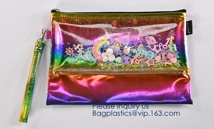 China Supplier EVA pouch customized Cosmetic Makeup Bag toiletry bag,Vinyl Waterproof makeup pouch Portable EVA Women Co