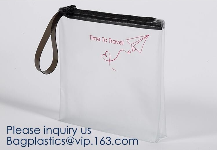 Custom Pvc Vinyl k Frosted Plastic Toiletry Bag,Foldable cosmet makeup bag for travel,Cosmetic Makeup Toiletry Bag