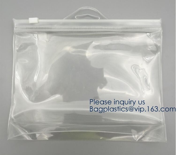 Custom Printed Biodegradable Plastic Zipper Makeup EVA Bag,Makeup Bags Travel Cosmetic Pouch Eva Clear Poly Makeup Bag W