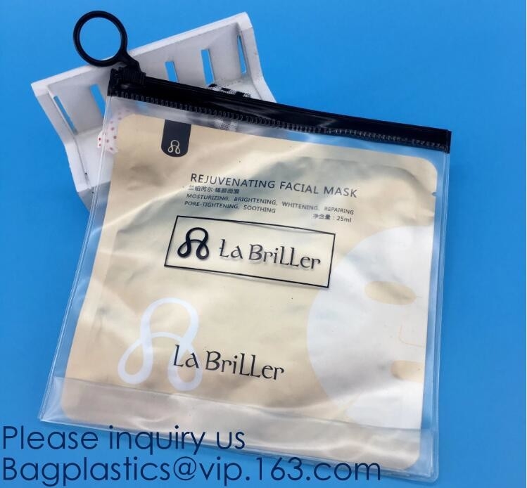 OEM Clear Vinyl Plastic Zipper Bag For Makeup Skin Care Promotion Set Packaging,Promotional custom logo frosted cosmetic