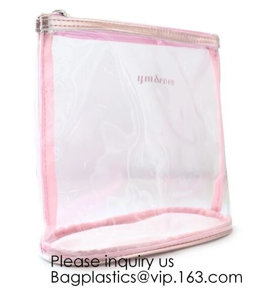 Amazon Hot Sale Printing Reusable Peva Storage k Bag,EVA travel cosmetic clear toiletry makeup bag, bagease, pack