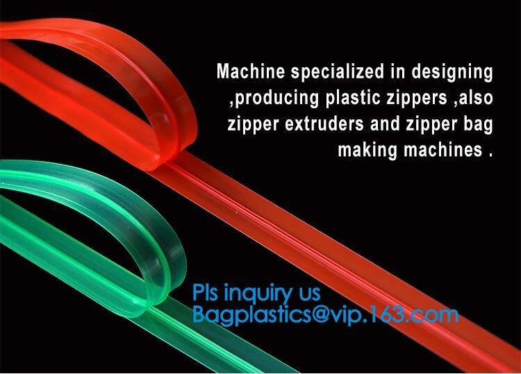 Accessories Pouch Press Lock String Zipper, PE Press-Lock Zipper, plastic zipper, TPU Zipper, rubber zipper