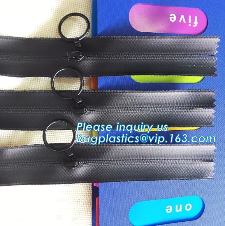nylon open-end waterproof zipper with thumb puller, airtight PVC/ TPU nylon waterproof zipper, 3#,4#,5#,6#,7#,8#,9#, 10#