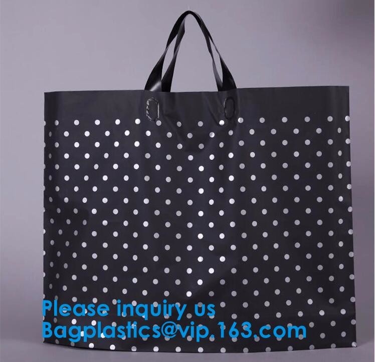 Eco Friendly Green Pack Solf Loop Plastic Bags/ Cheap Flexiloop Bags/ Soft Loop Handle Biodegradable Bags