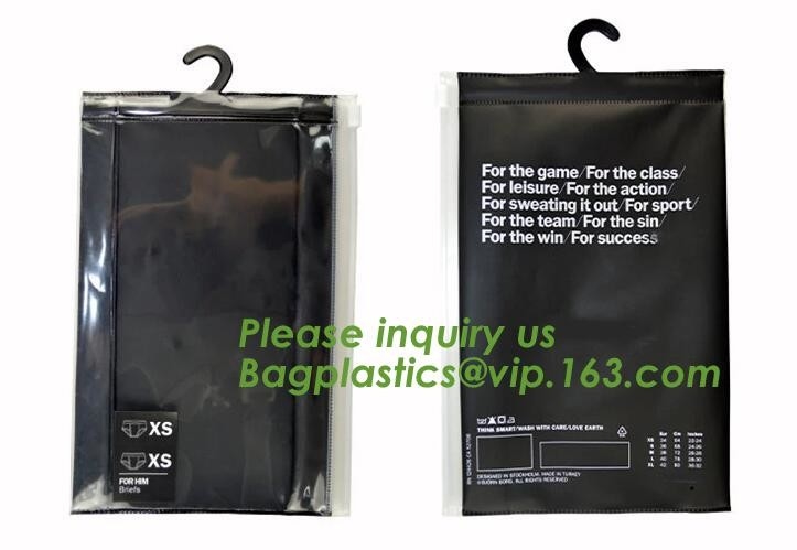 Frosted Hanger Hook Bag For Clothes, EVA Frost Drawstring Bag, Frosted Plastic EVA Garment Packing Bag Ziplock