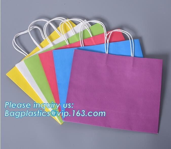 Eco Retail Packaging Recyclable Kraft Paper Gift Bags Natural Tote  Retail, Party, Craft, Gifts, Wedding, Recycled, Bus