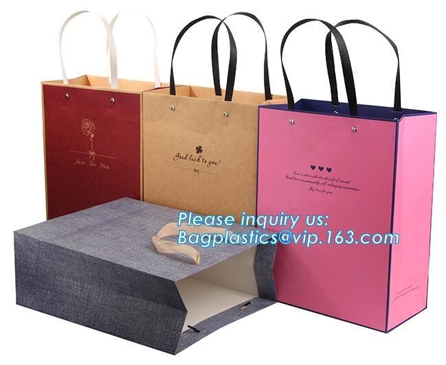 Gold Foil Medium Luxury Shopping Premium Quality Cute Matte Modern Embossed Birthday Merchandise Clothing Business Store