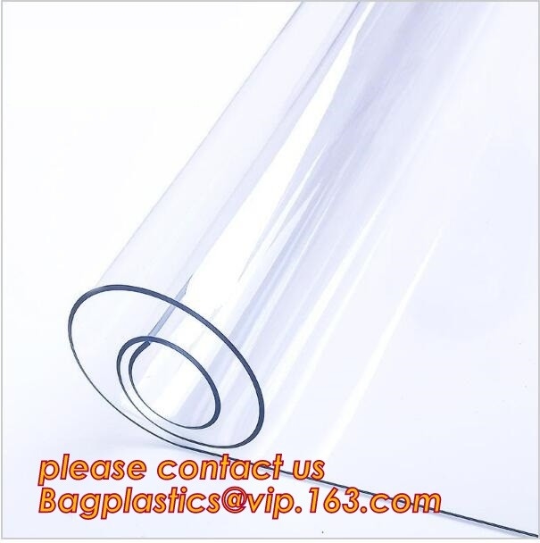 Custom transparent tablecloth soft plastic tablecloth waterproof and oil proof, PVC waterproof soft glass cloth mat Plas